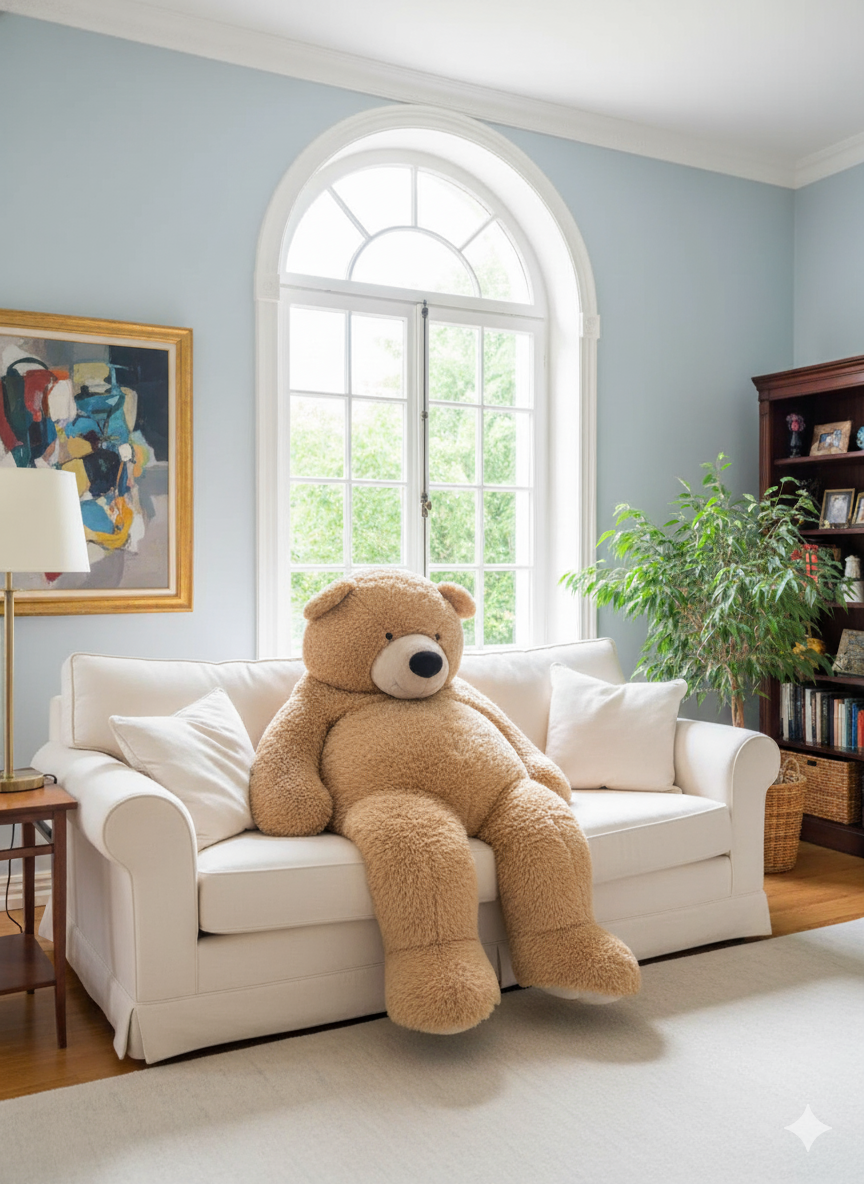 Teddybär XXL Antik 1,80 m – Bild 2