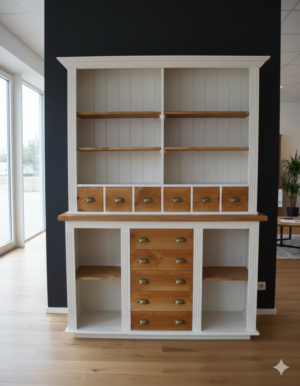 Ladenregal Ines Massivholz 1,60 m