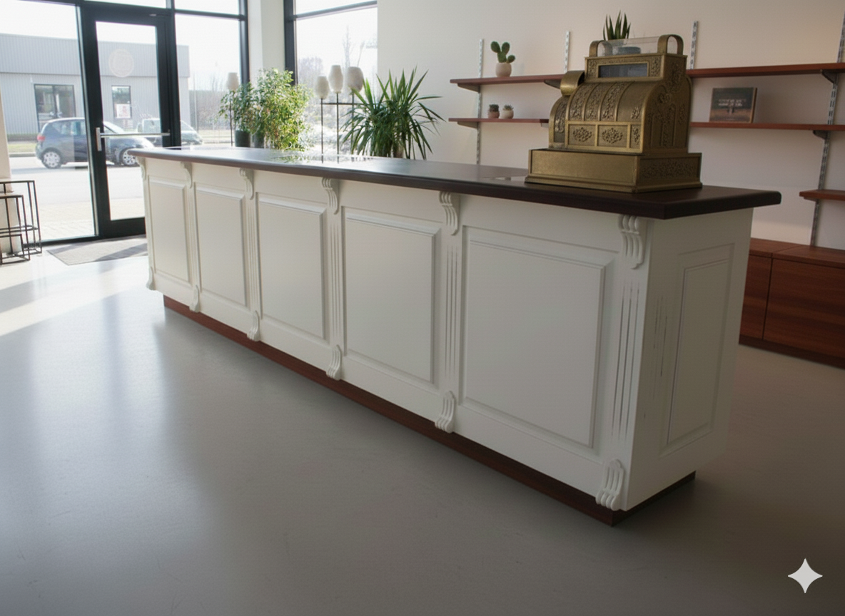 Ladentisch Theke Nediva Massivholz 3,60 m – Bild 2