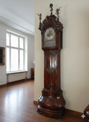 Standuhr Amsterdam 1840 Dirk ter Haars Nussbaum