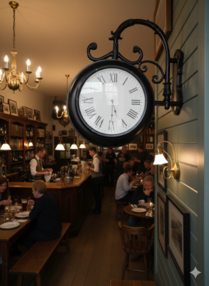 Bahnhofsuhr Wanduhr Ø 0,75 m