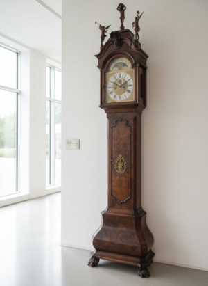 Standuhr Amsterdam 1800 Nussbaum