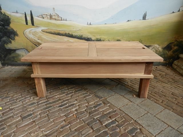 Couchtisch Teakholz 1,40 m x 0,80 m – Bild 3