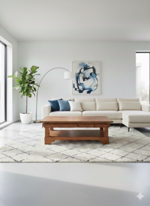 Couchtisch Teakholz 1,40 m x 0,79 m