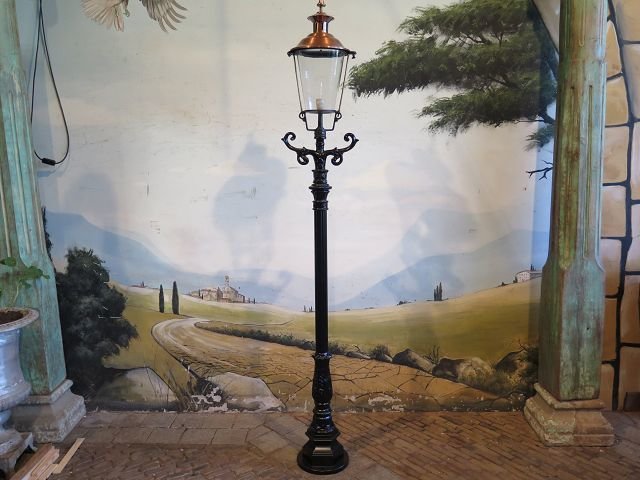 Laterne Gartenlampe Schwarz 2,58 m – Bild 4