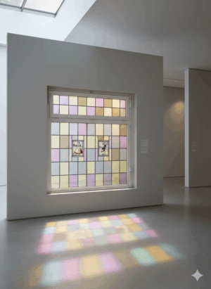 Fenster Bleiverglasung Jugendstil 1900