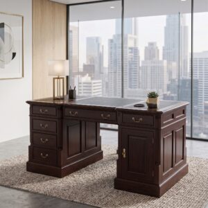 Schreibtisch Teakholz 1,60 m