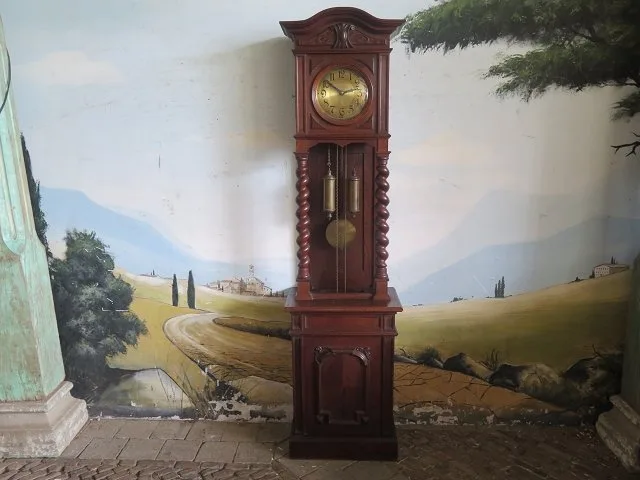 Standuhr Gründerzeit 1880 Eiche – Bild 3