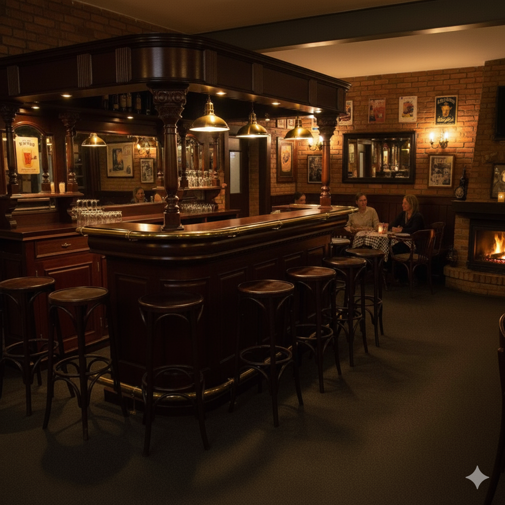 Hausbar Mahagoni 2,75 m – Bild 2