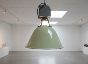 Lampe Industrielampe Hellgrün  Ø 0,57 m