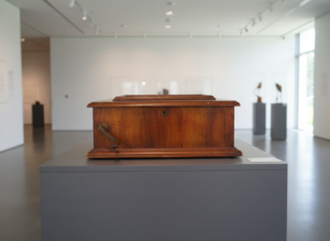 Spieluhr Kalliope Jugendstil 1910 Nussbaum