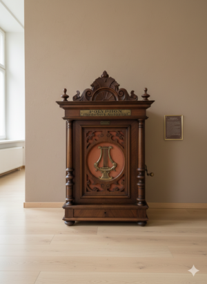 Spieluhr Polyphon Gründerzeit 1880 Nussbaum