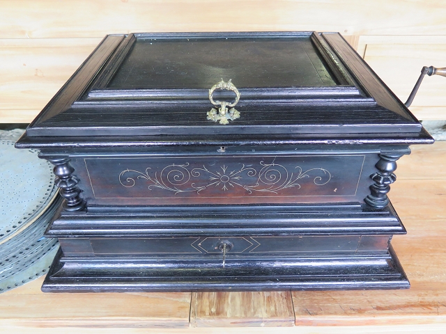 Spieluhr Polyphon Gründerzeit 1880 Nussbaum – Bild 3