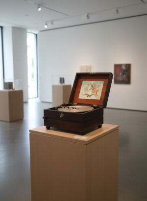 Spieluhr Adler Gründerzeit 1870 Nussbaum