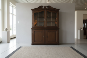 Vitrine Schrank Barock 1750 Eiche