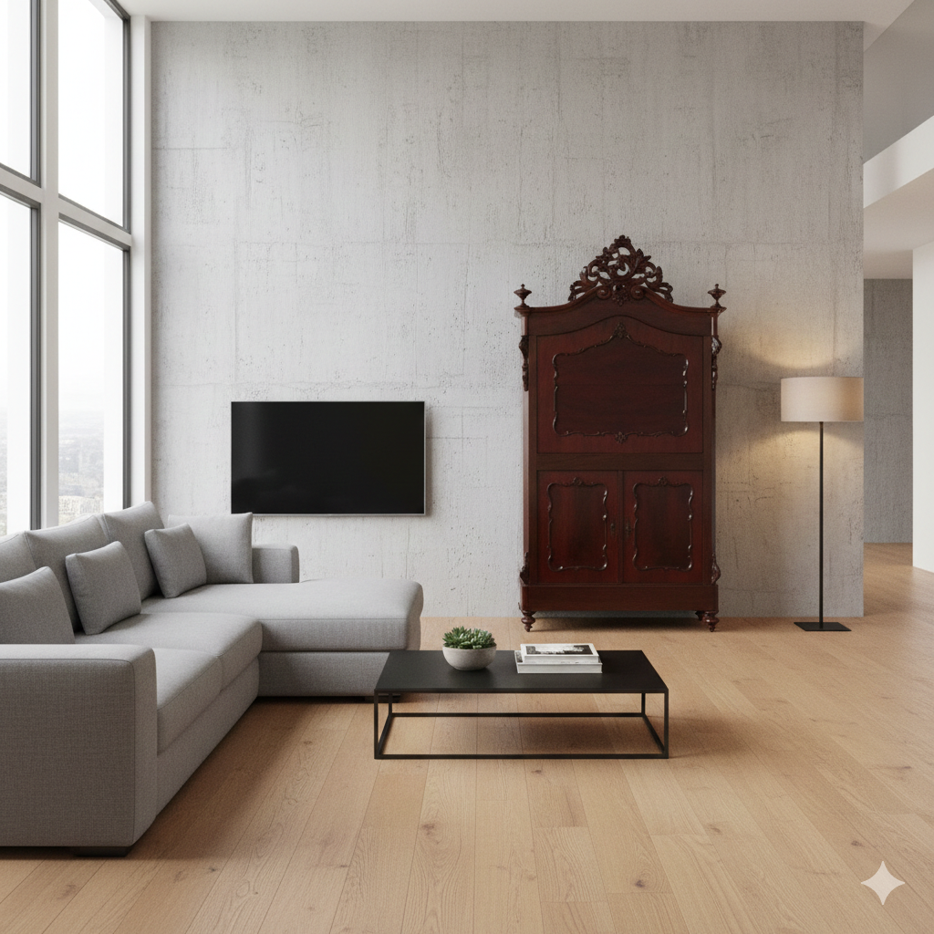 Sekretär Biedermeier 1850 Mahagoni – Bild 2