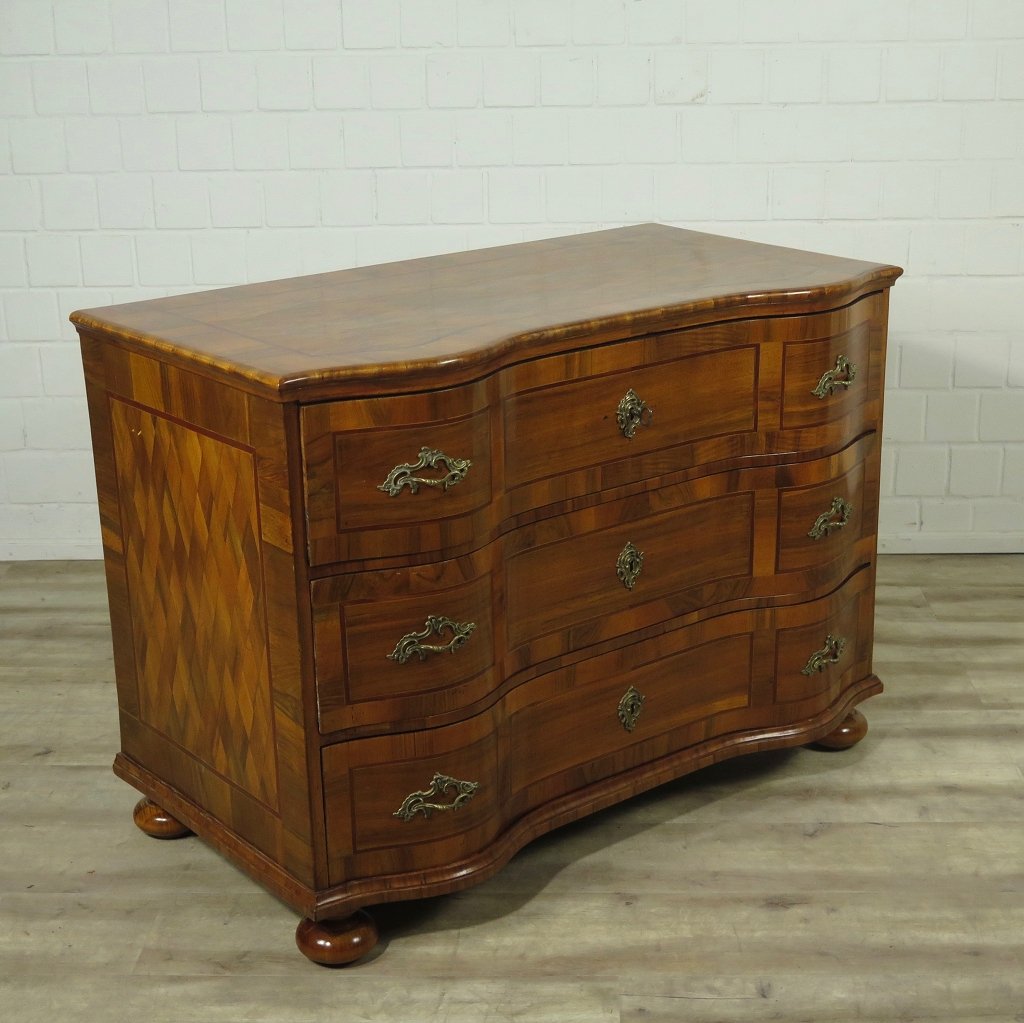 Kommode Barock 1760 Nussbaum – Bild 5