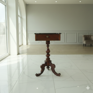 Nähtisch Biedermeier 1860 Birke