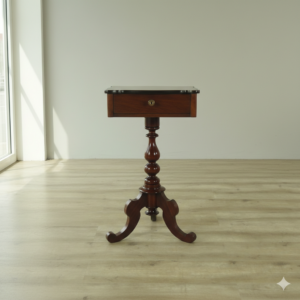 Nähtisch Biedermeier 1860 Birke