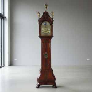 Standuhr Amsterdam Jacob Tijse 1760  Mahagoni