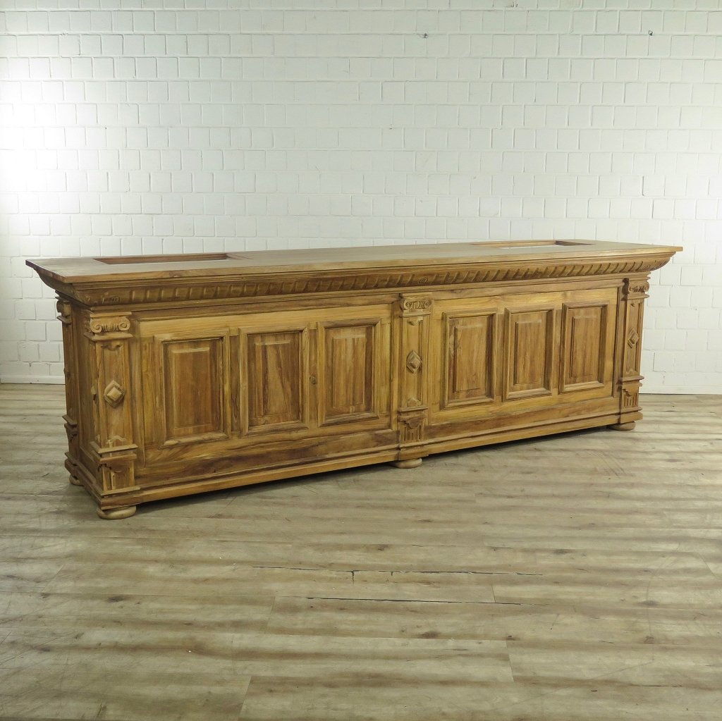 Theke Tresen Bella Luxus mit Glaseinsätzen 3,00 m – Bild 4