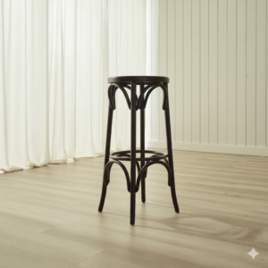 Barhocker Klassisch Nussbaum