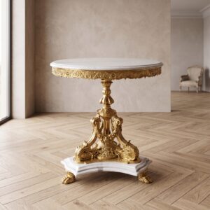 Tisch Beistelltisch Barockstil Ø 0,80 m