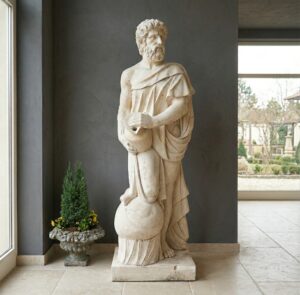 Skulptur Wasserspeier Griechischer Gott 2,00 m