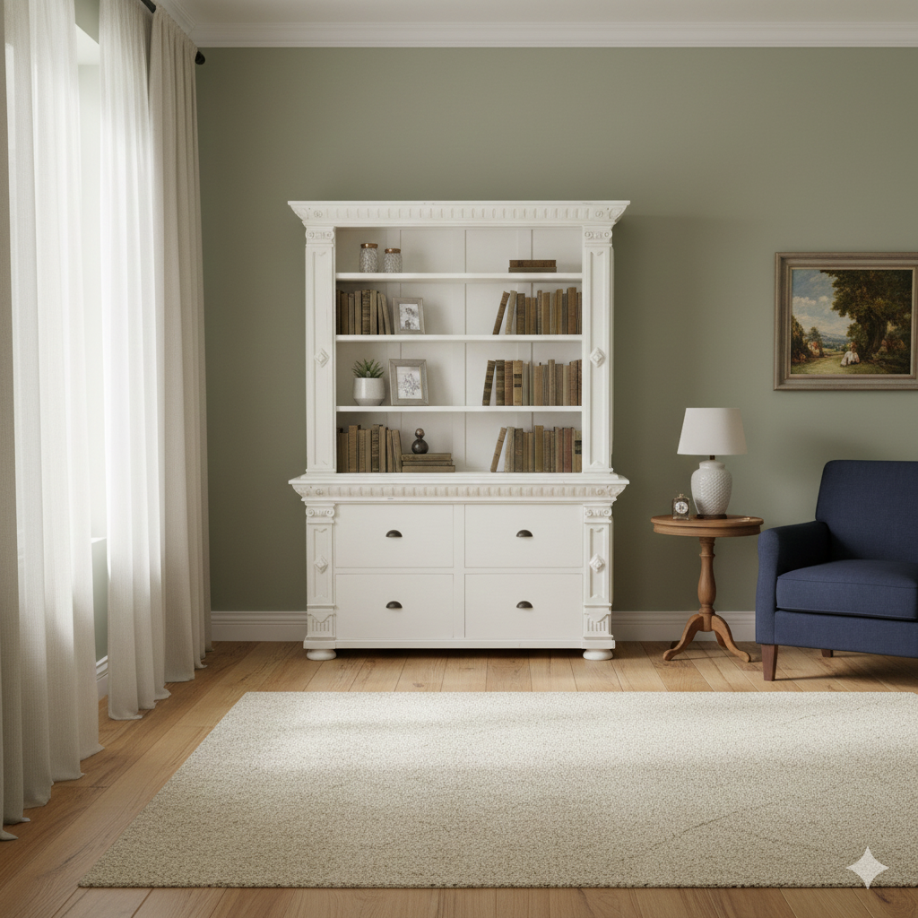 Bücherschrank Teakholz 1,72 m – Bild 2