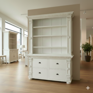 Bücherschrank Teakholz 1,72 m