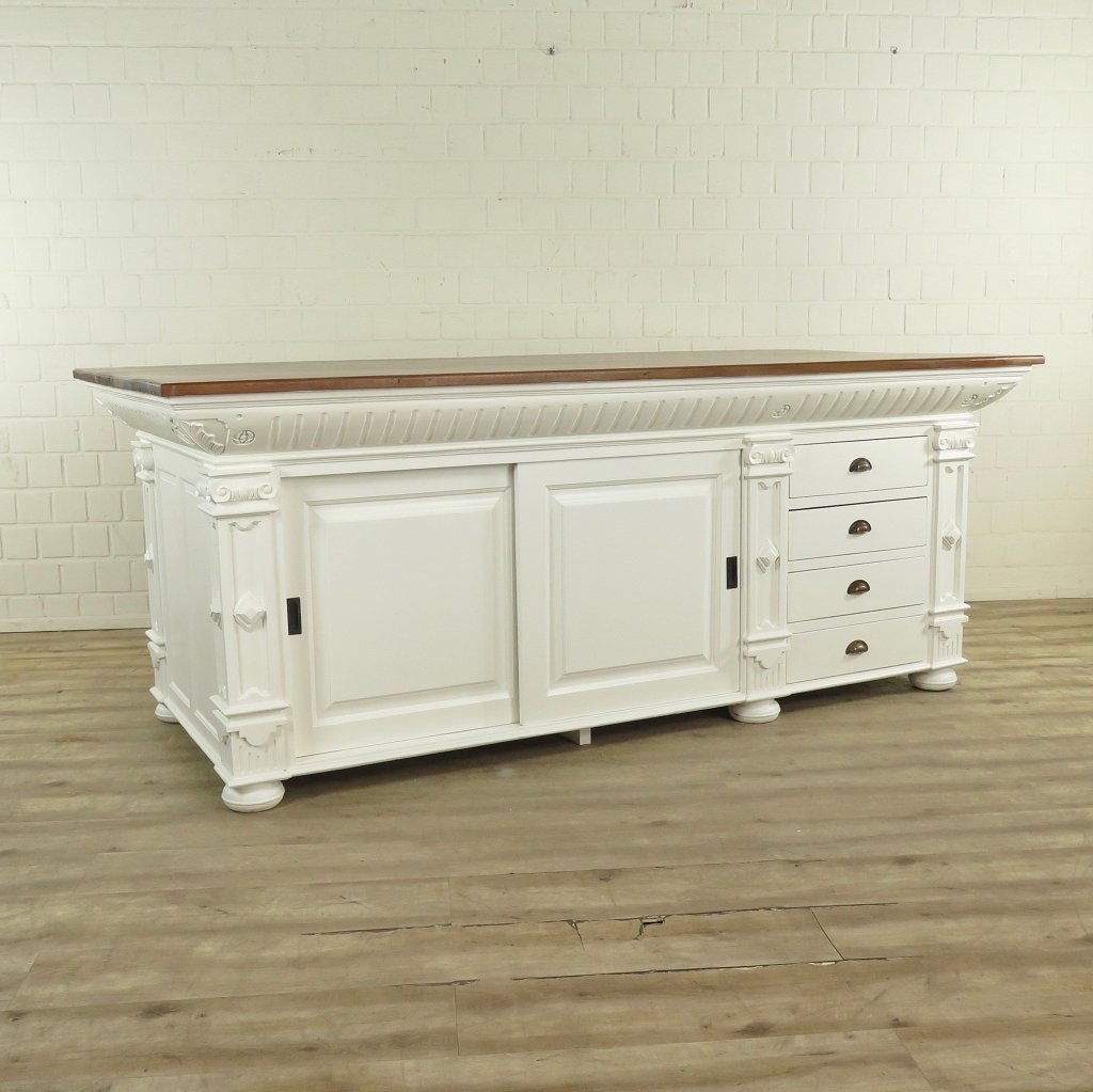 Kücheninsel Theke Teakholz 2,50 m – Bild 5