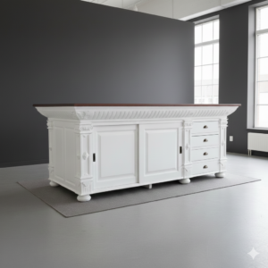 Kücheninsel Theke Teakholz 2,50 m