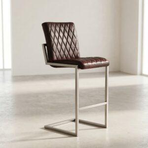 Barhocker Barstuhl Industrial Design Rindsleder