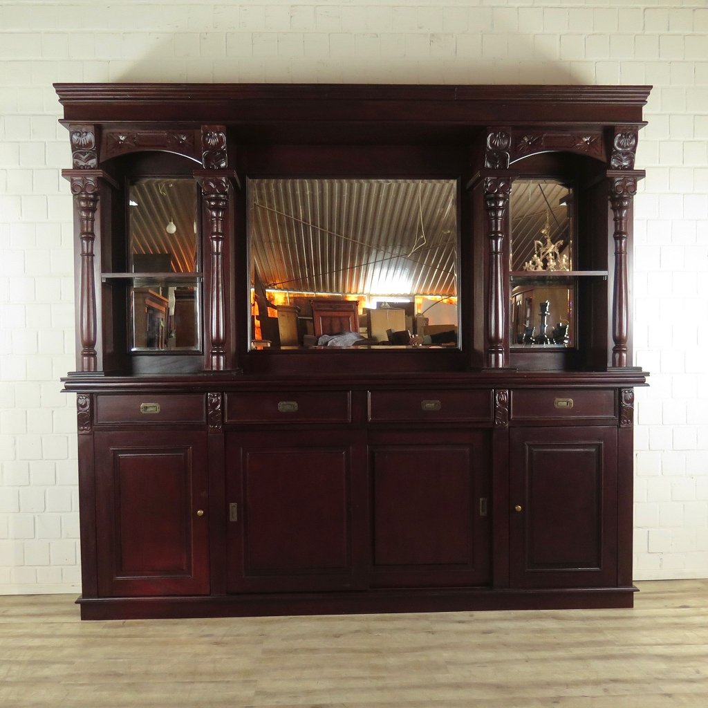 Empire Bar Rückwandbuffet Mahagoni 2,70 m – Bild 3