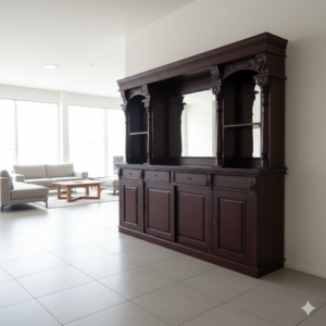 Empire Bar Rückwandbuffet Mahagoni 2,70 m