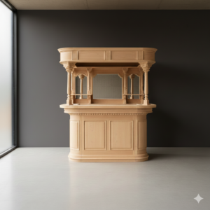 Hausbar Theke Mahagoni 2,06 m