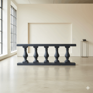 Balustrade Massivholz Beton