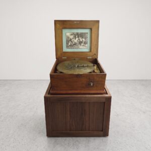 Spieluhr Symphonion Gründerzeit 1890 Nussbaum