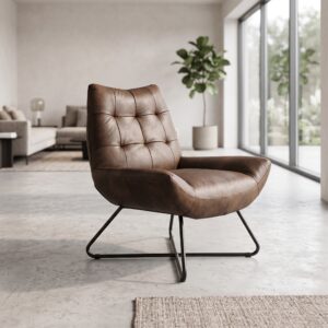 Sessel Leder Braun