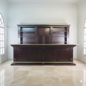 Theke Tresen Regal Bella Mahagoni 3,75 m