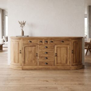 Sideboard Anrichte Teakholz 2,20 m