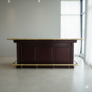 Empire Bar Theke Tresen Mahagoni 2,60 m