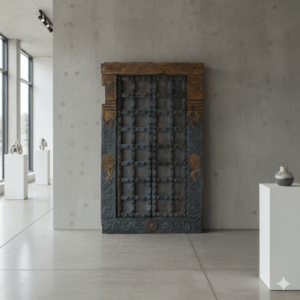 Tür Eingangstür Haustür 1900 Teakholz