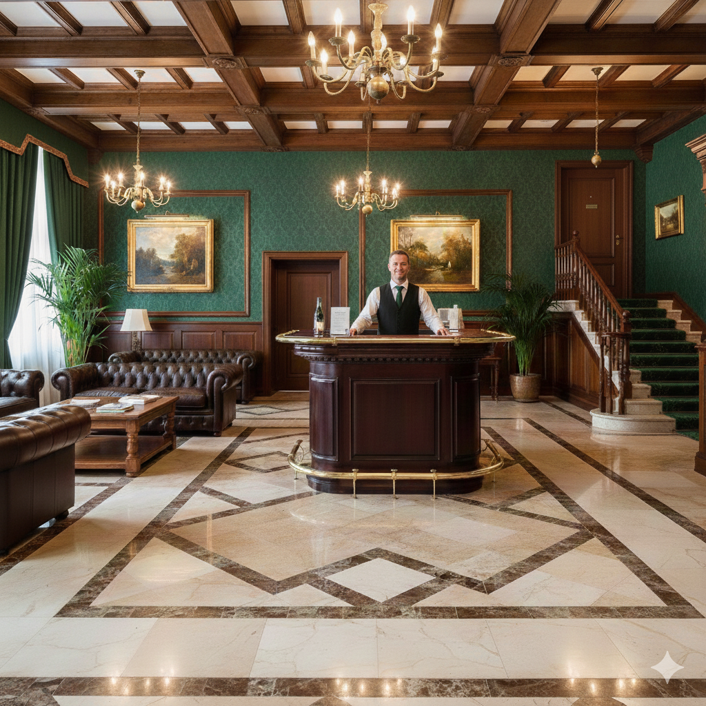 Englische Bar Theke Tresen Mahagoni 1,65 m – Bild 2