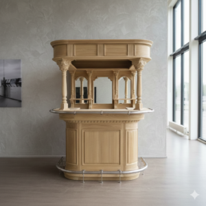 Hausbar Theke Teakholz 1,70 m