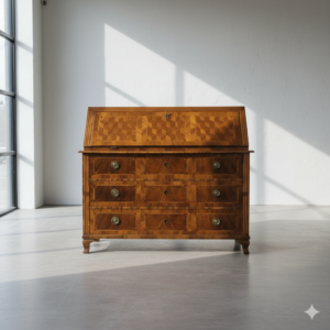 Schrägklappensekretär Sekretär Klassizismus 1780 Ahorn Pflaume