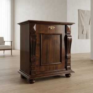 Unterschrank Schrank Spieluhr Gründerzeit 1880 Mahagoni