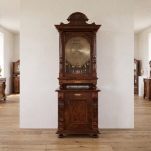 Spieluhr mit Glockenspiel Gründerzeit 1880 Nussbaum