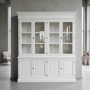 Vitrine Bücherschrank 2,05 m Kiefer