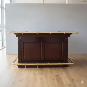 Empire Bar Theke Tresen Mahagoni 2,00 m